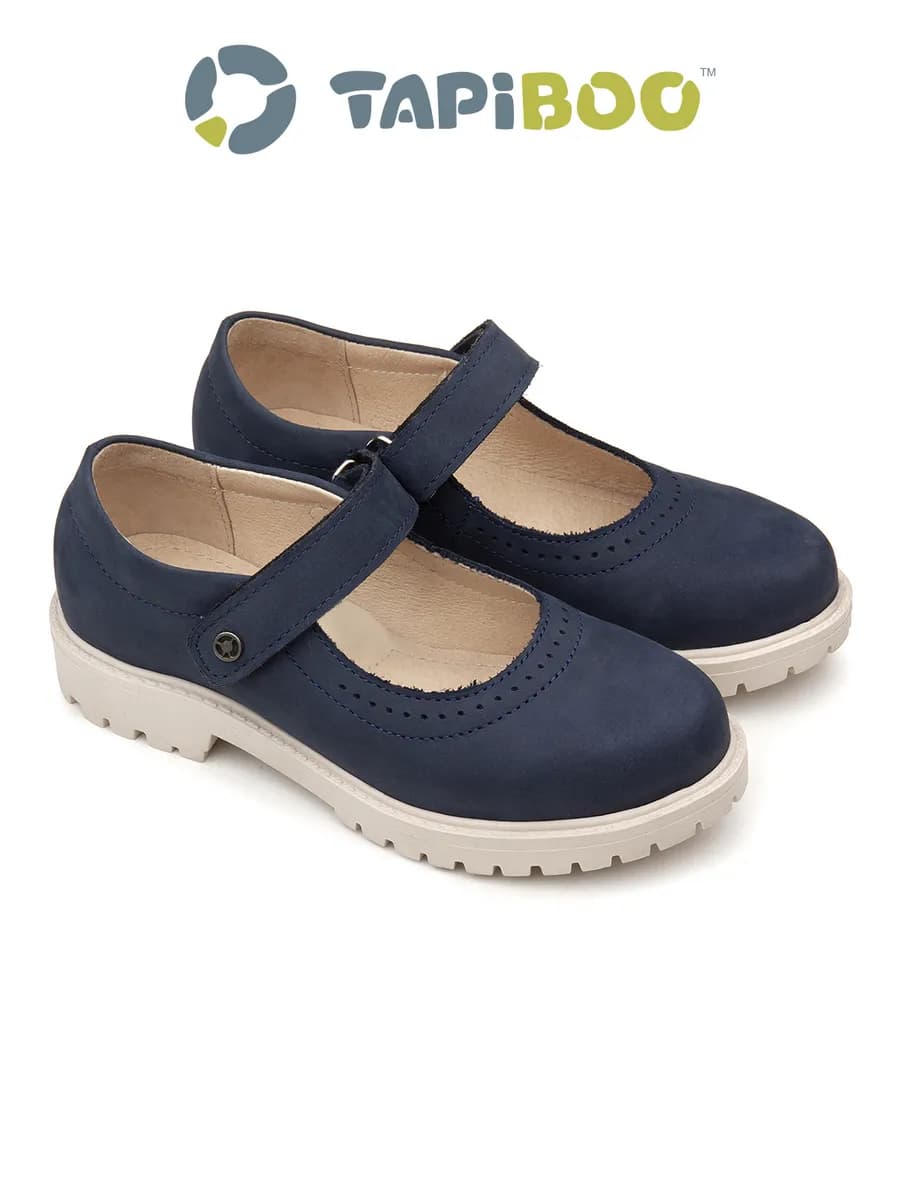 Туфли кожаные школьные