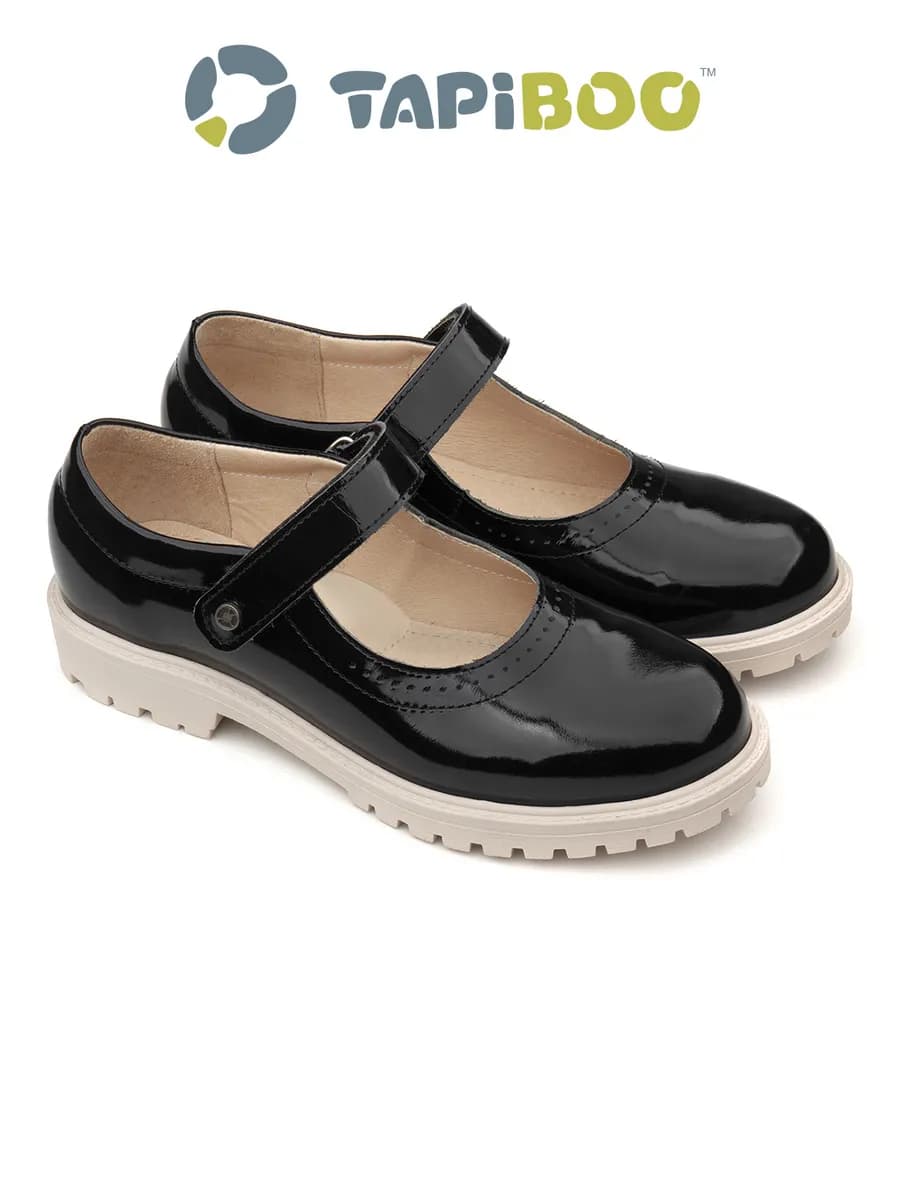 Туфли кожаные школьные