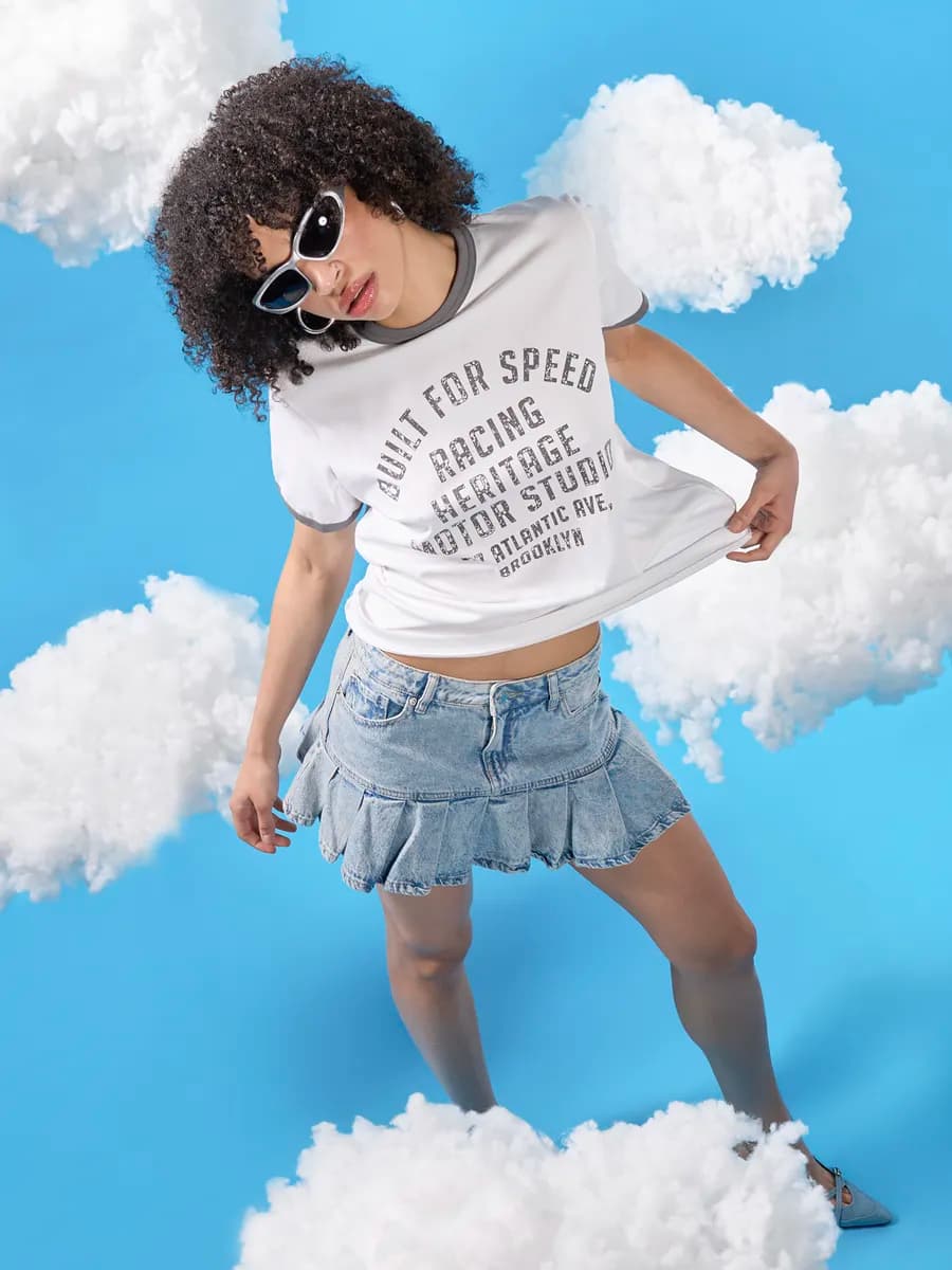 Футолка свободная с надписью