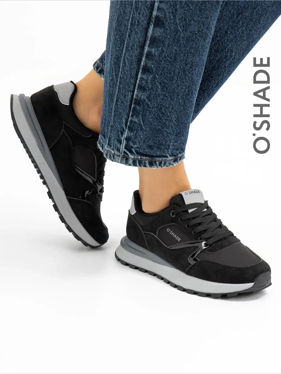 O'SHADE Кроссовки женские черные - фото 1