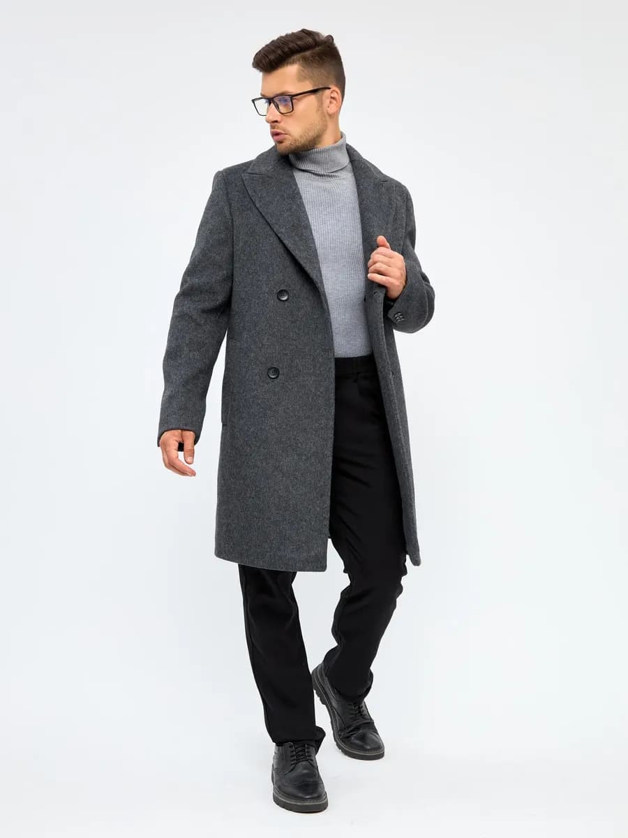 Пальто длинное демисезонное