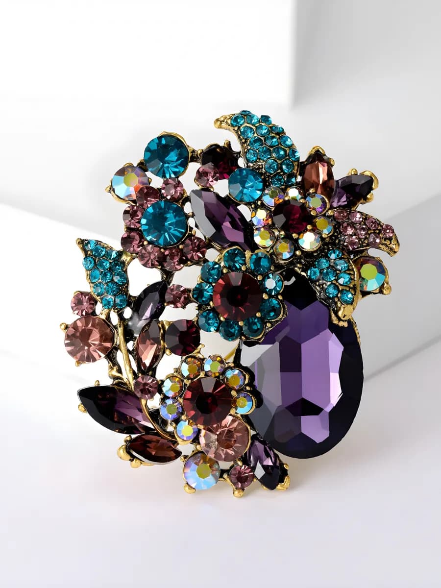 Подарок женщине брошь бижутерия