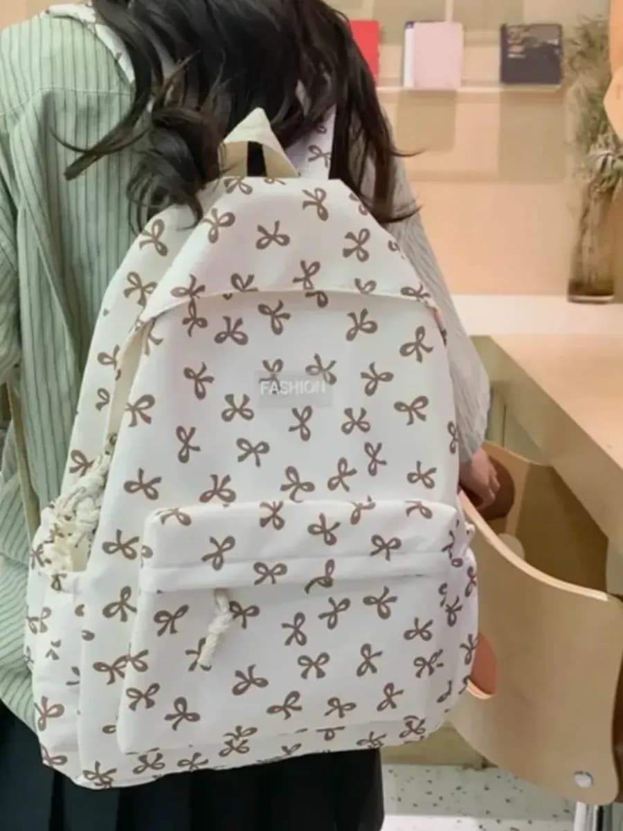 Рюкзак эстетичный в бантик