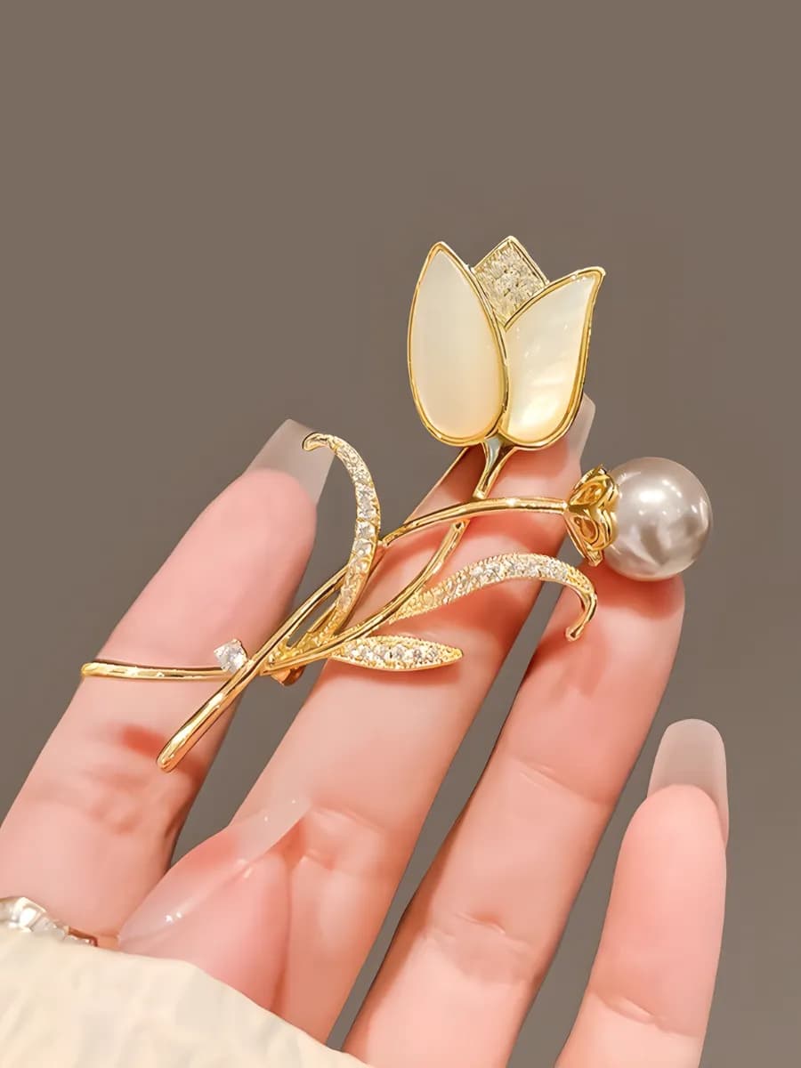 Подарок женщине брошь бижутерия