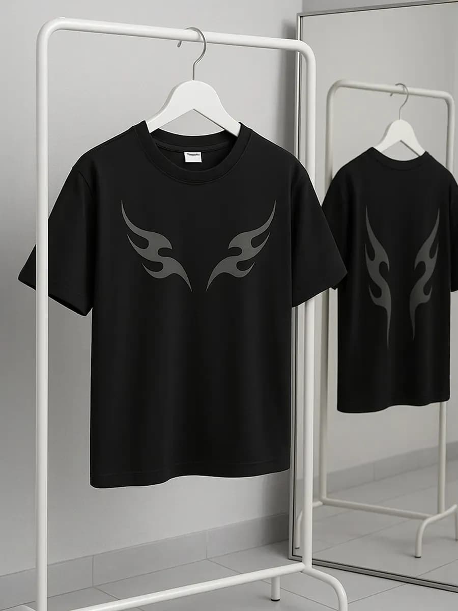 Футболка оверсайз с принтом подростковая