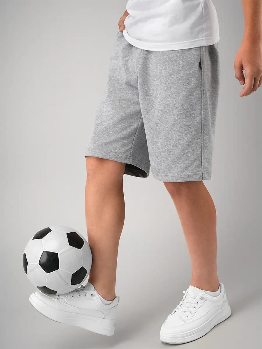 Шорты спортивные школьные трикотажные из футера
