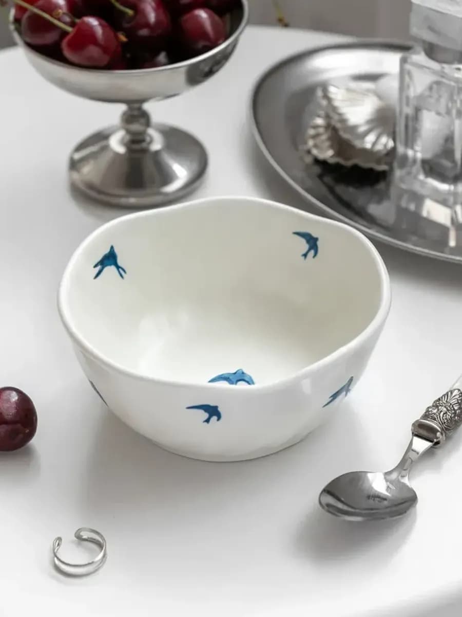 Тарелка глубокая, пиала керамическая 320 мл