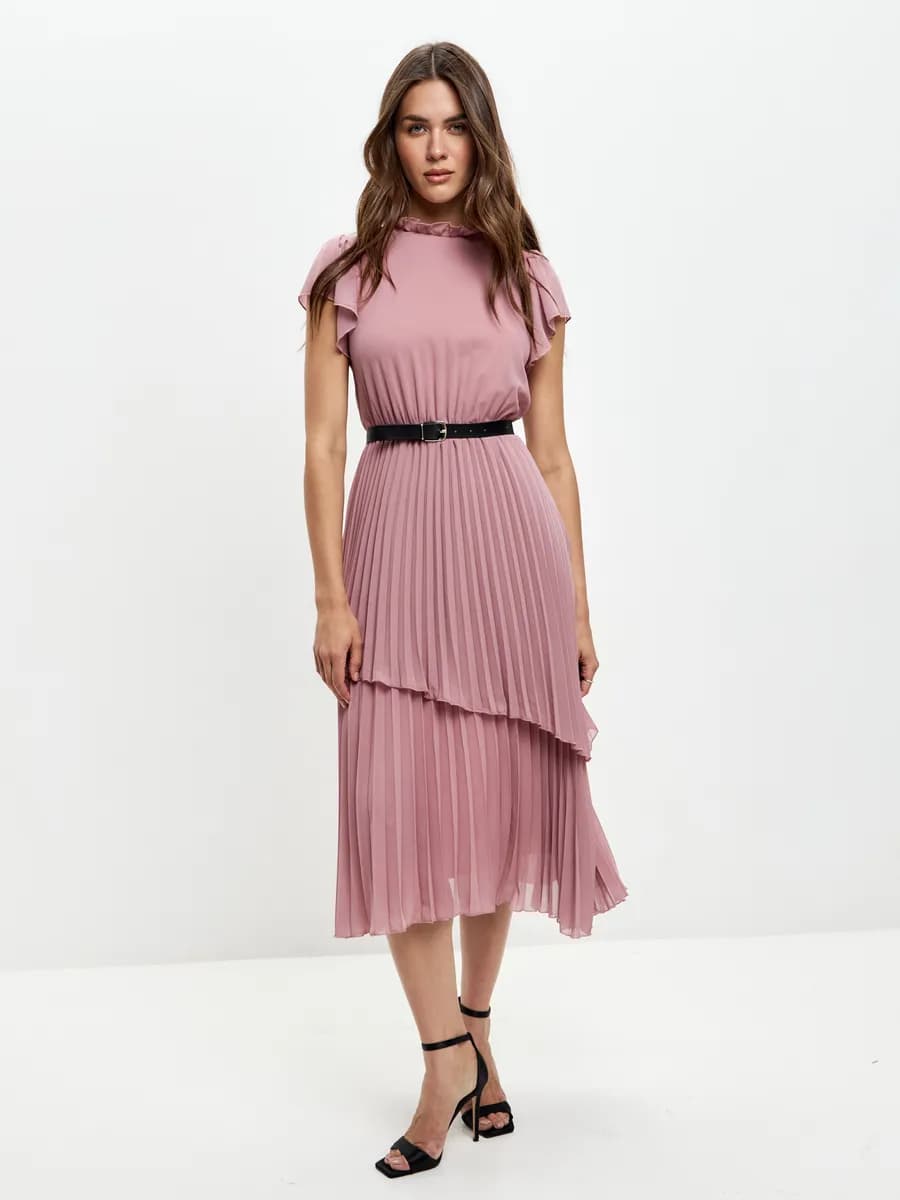 Платье шифоновое праздничное на торжество - фото 1