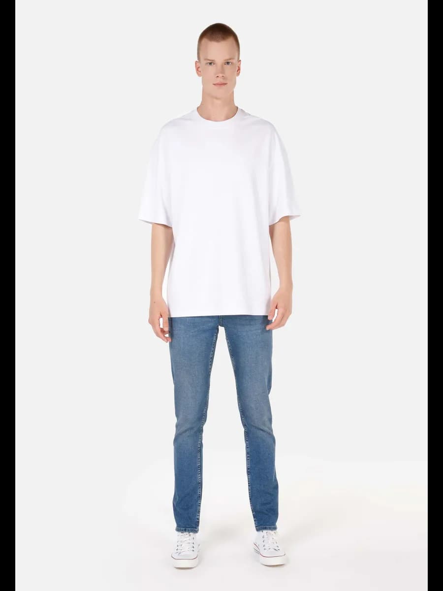 Джинсы зауженные 044 KARL Straight Fit