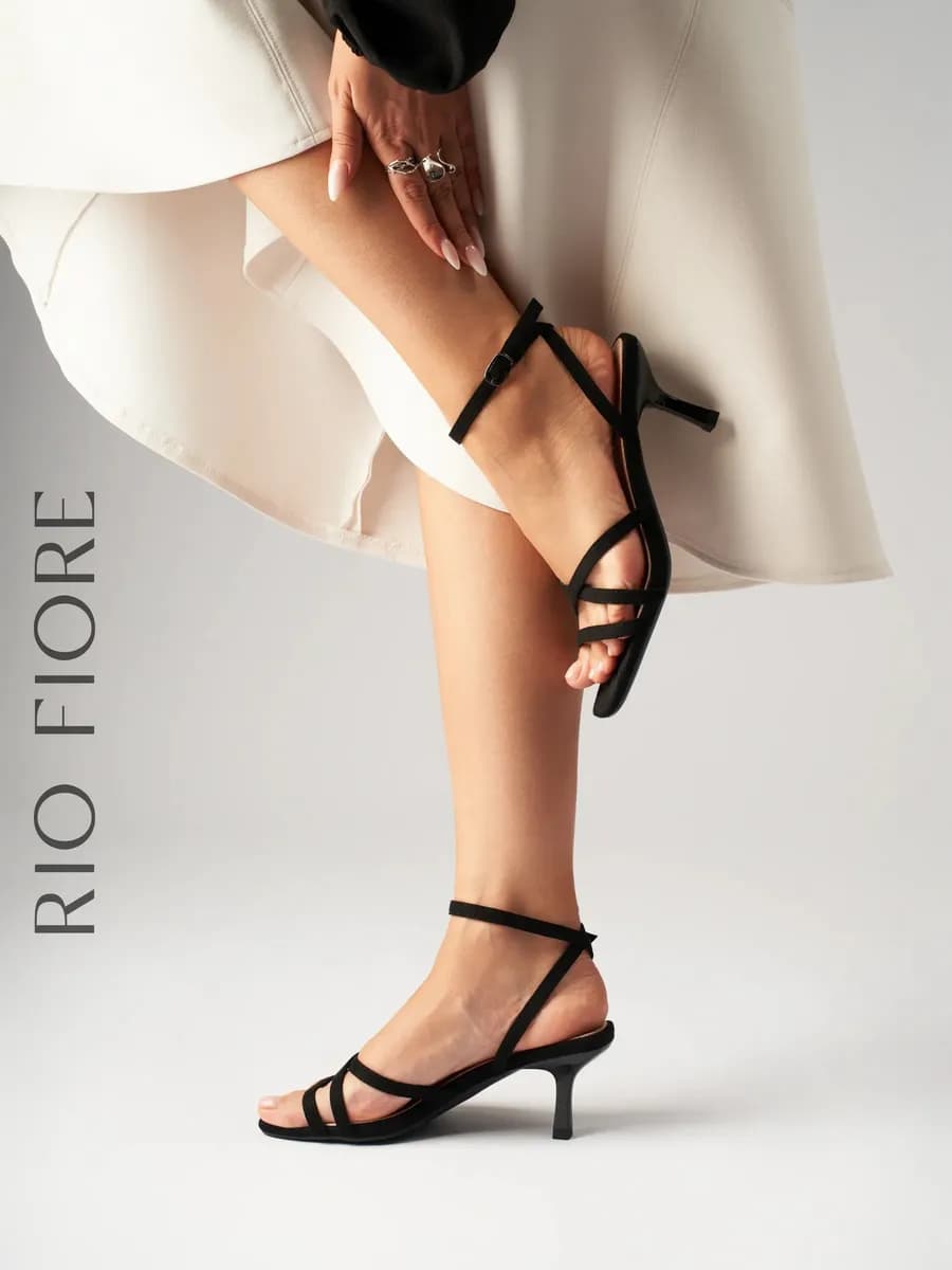 Босоножки летние на каблуке шпильке вечерние