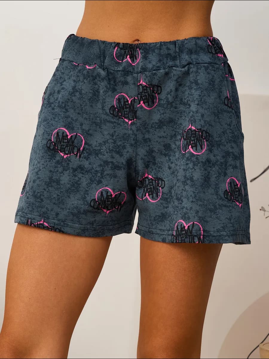 Шорты домашние хлопок короткие пижамные - фото 1