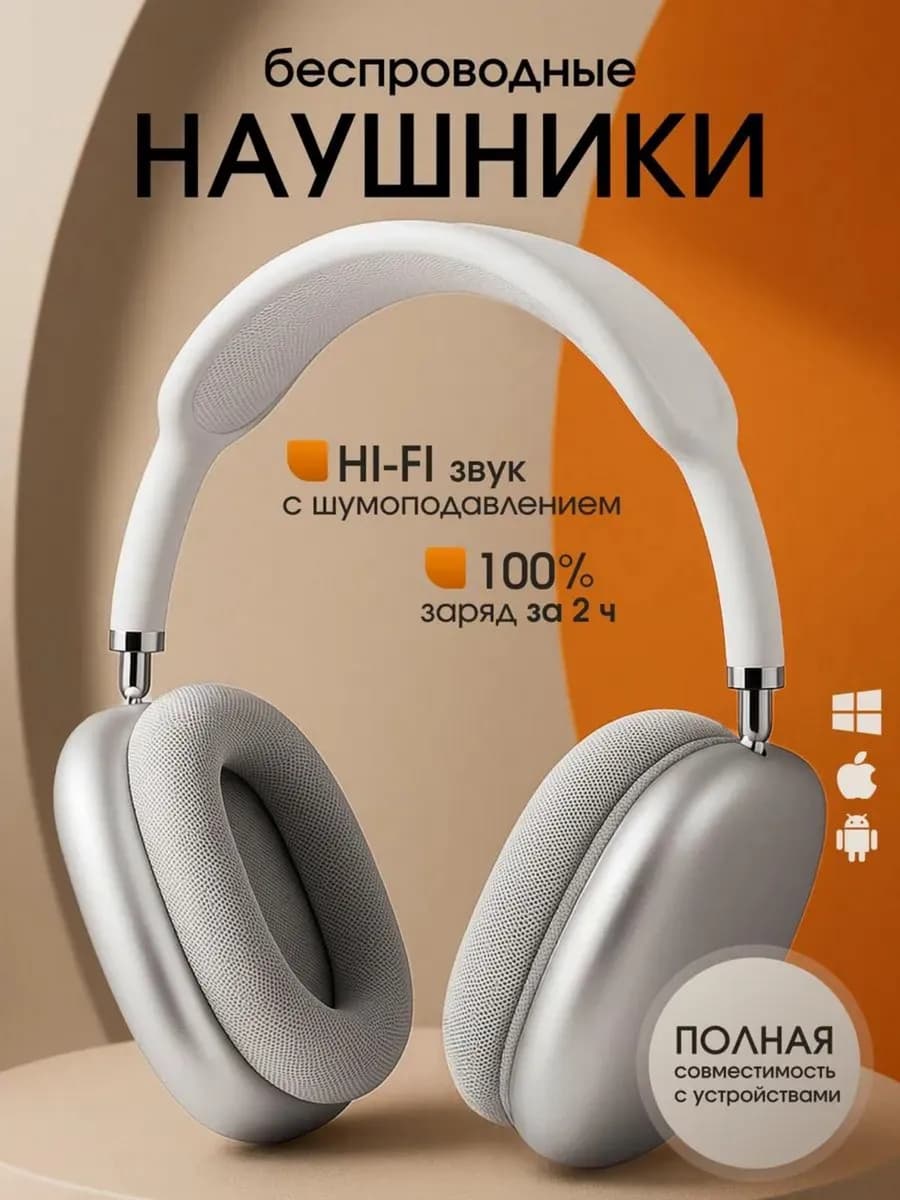 Наушники беспроводные большие с микрофоном airpods pro max