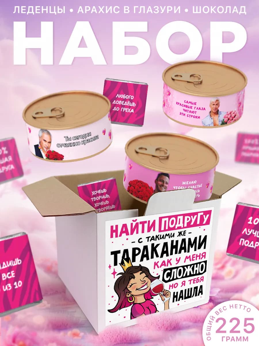 Подарочный набор на день рождение для подруги