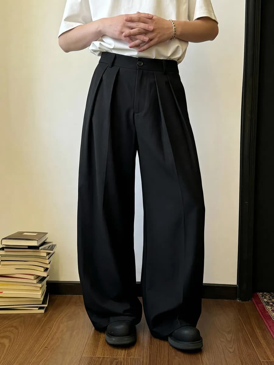 Брюки классические широкие оверсайз