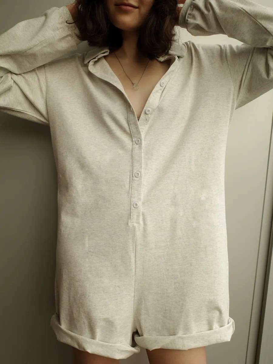 Комбинезон из хлопка домашний комплект