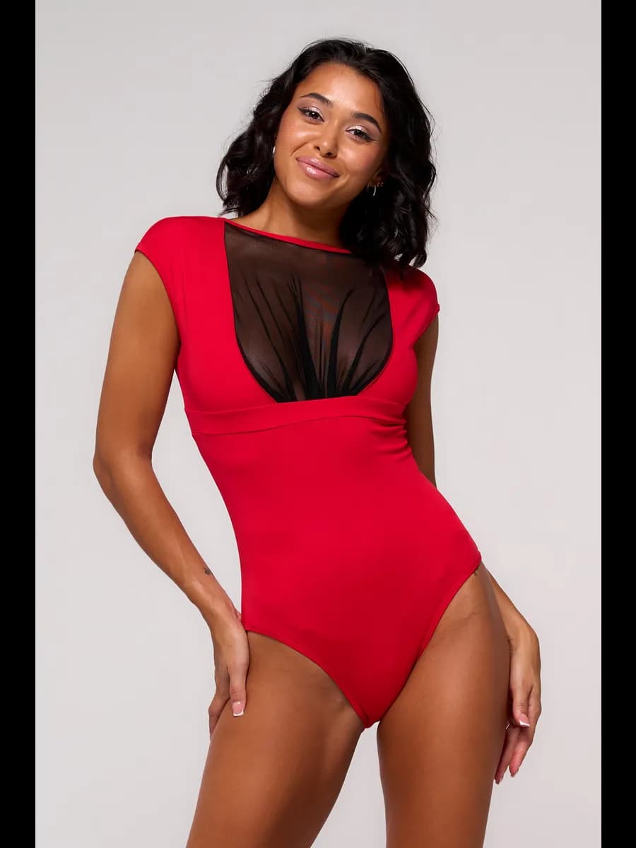 Купальник гимнастический черный - фото 1