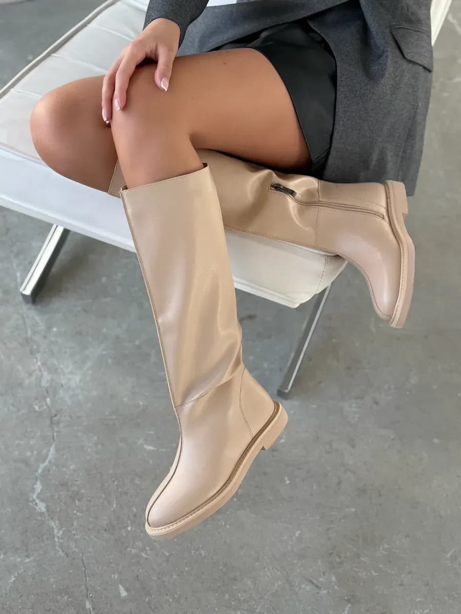 Сапоги трубы демисезонные