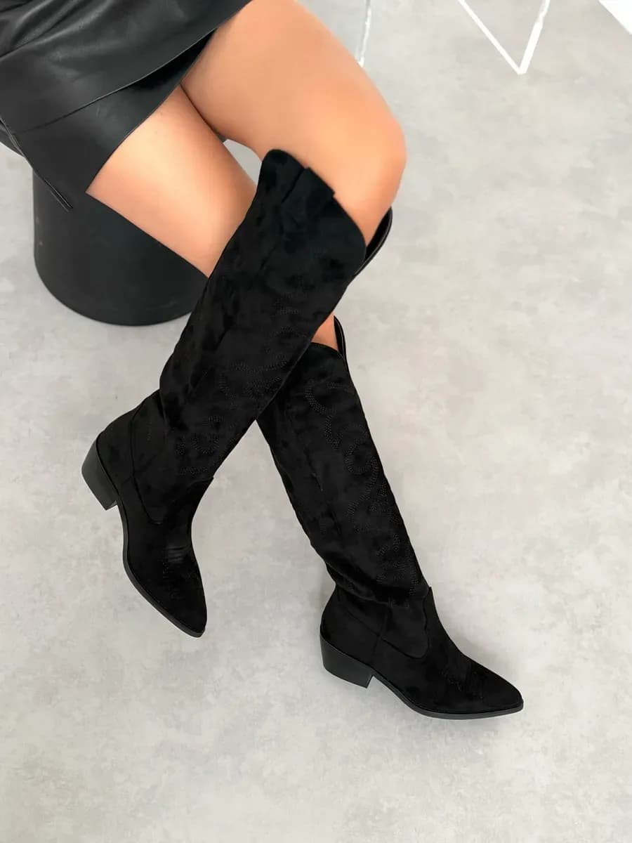 Сапоги казаки трубы демисезонные