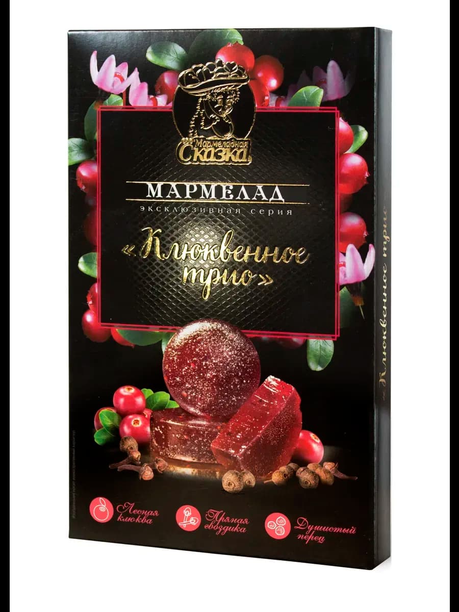 Мармелад Клюквенное трио 170гр