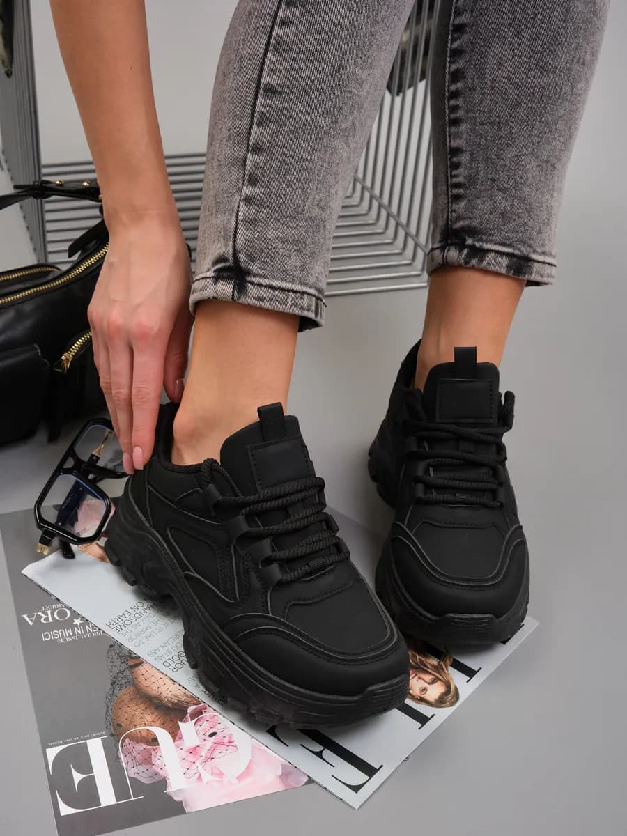 Кроссовки женские на платформе - фото 1