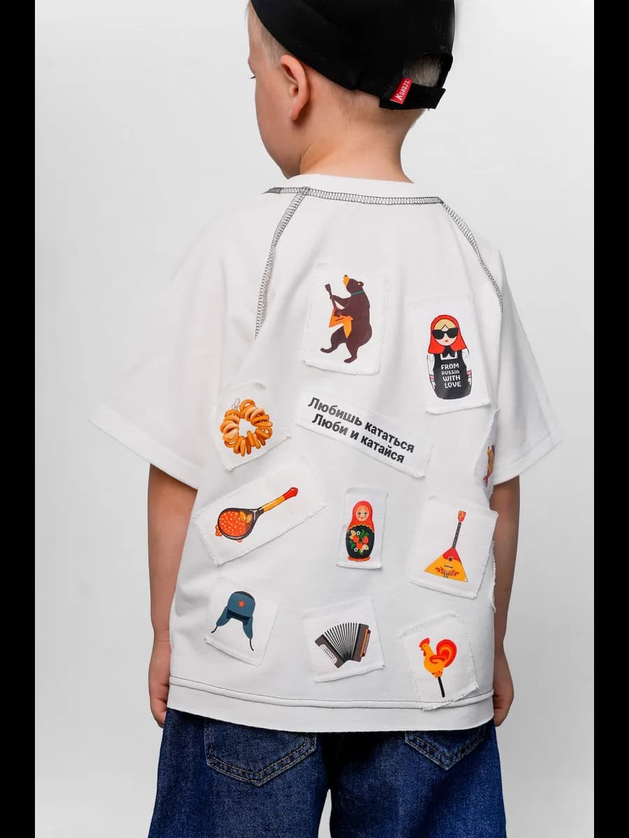 Футболка оверсайз детская