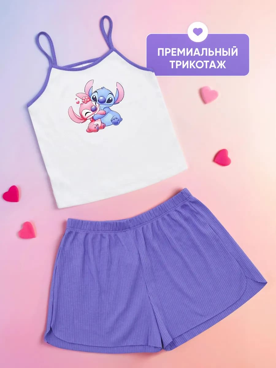 Пижама детская с шортами и майкой