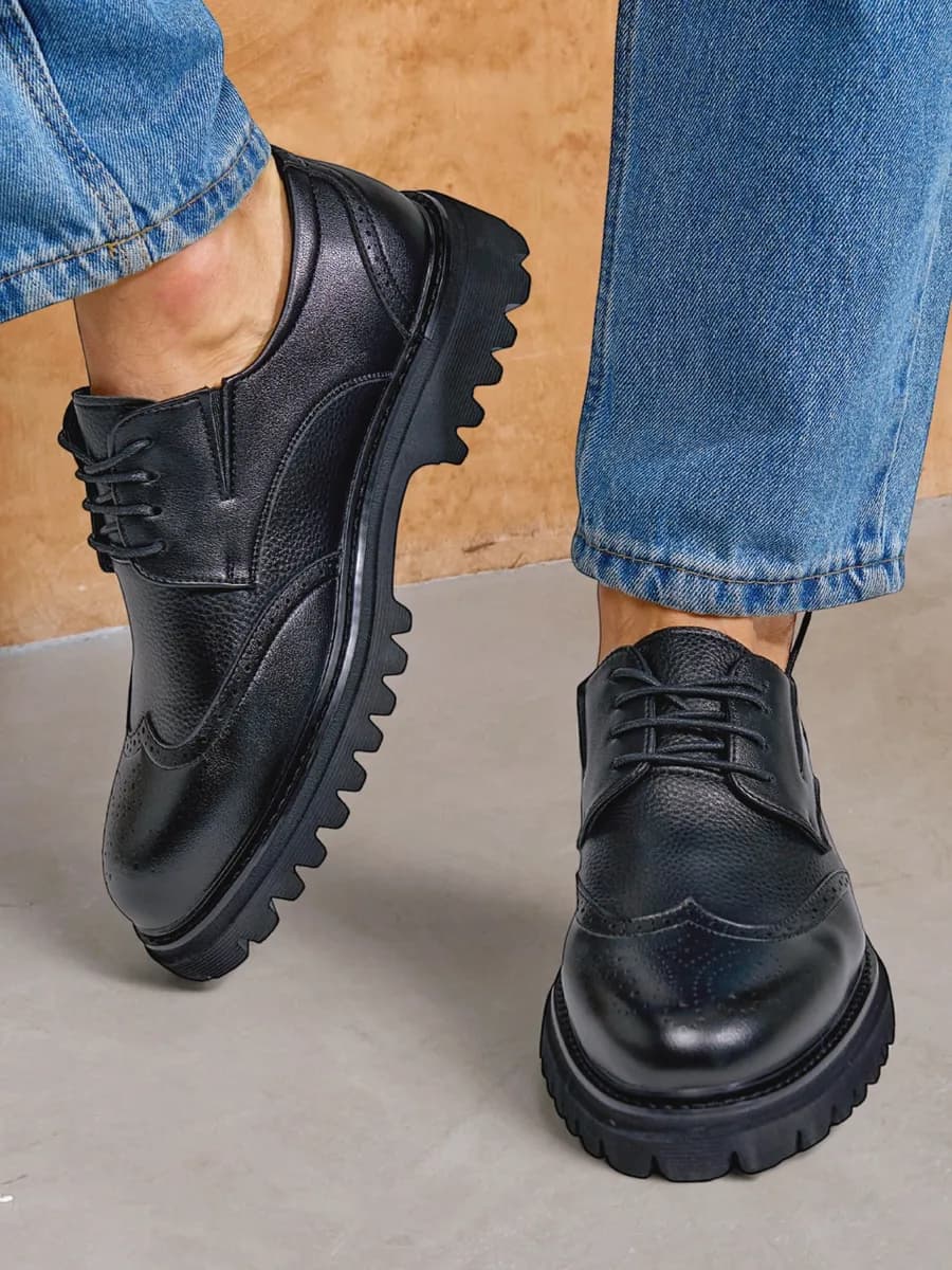 Классические туфли кожаные лоферы