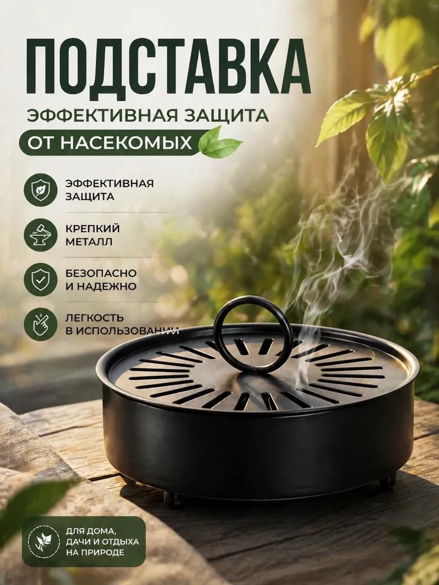 Подставка для благовоний, для спирали от комаров, мошек
