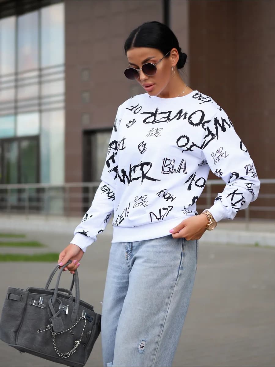 Кофта с длинным рукавом