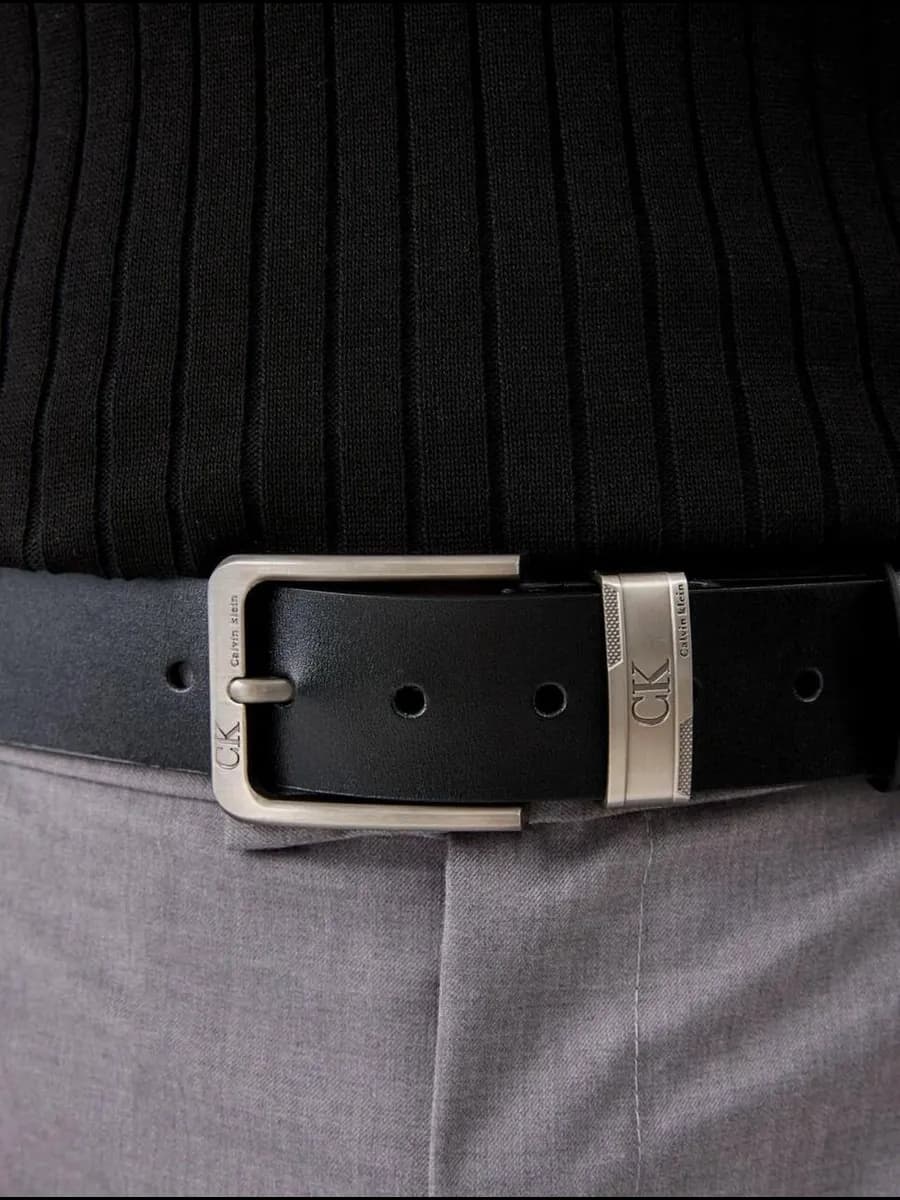 Ремень мужской кожаный