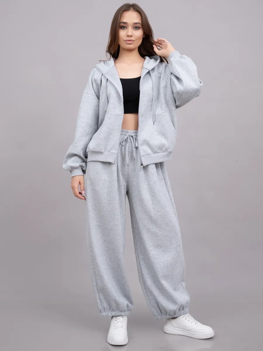 Спортивный костюм теплый оверсайз