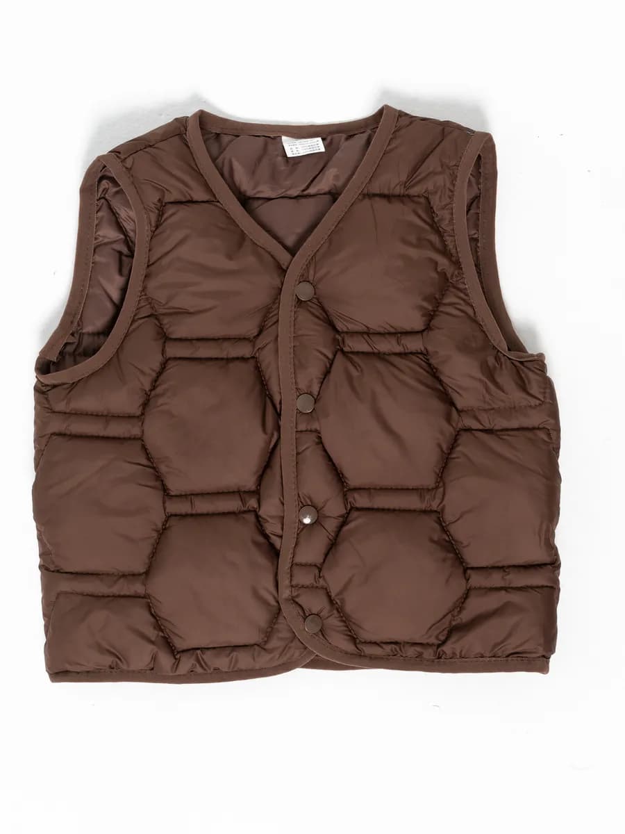 Жилетка детская безрукавка утепленная