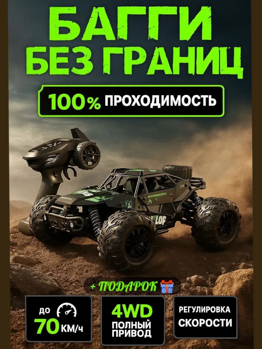 Багги на пульте управления