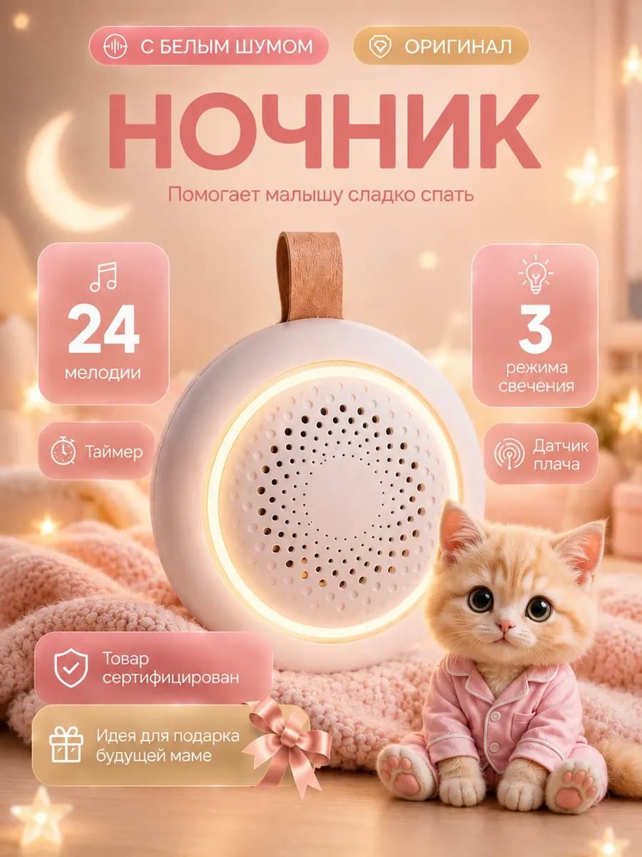 Белый шум для новорожденных