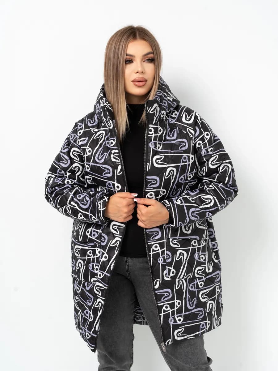 Куртка больших размеров на весну и осень