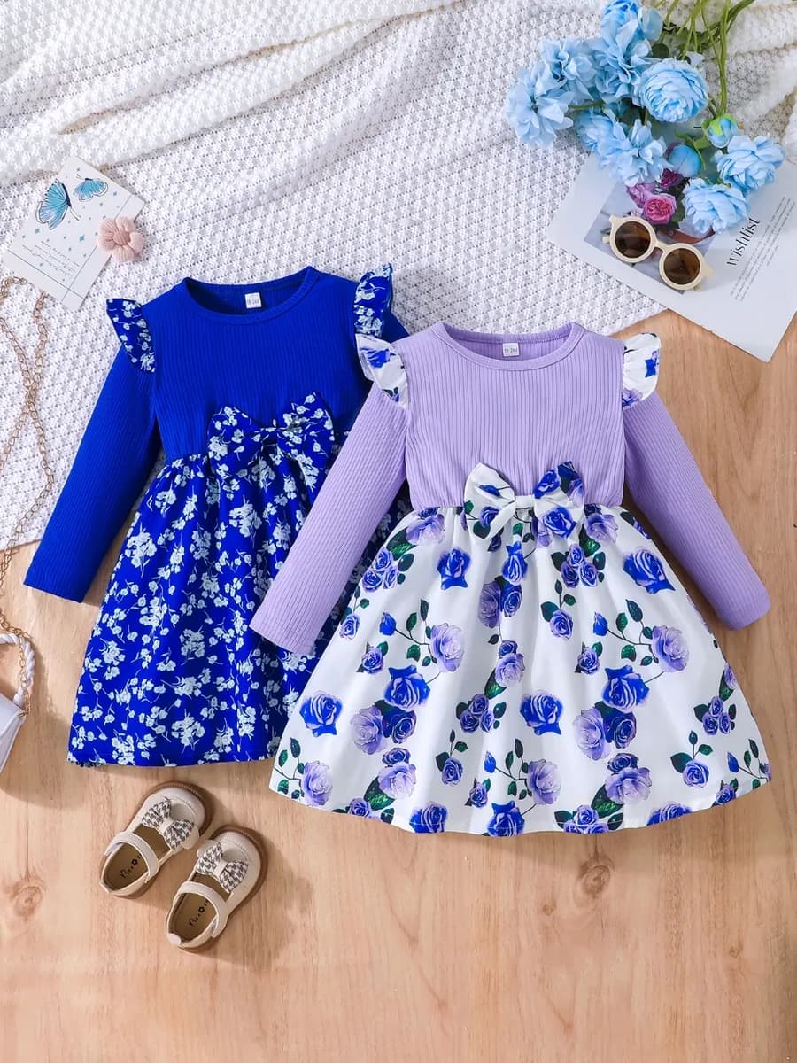 Платье для девочки на осень 2 штуки