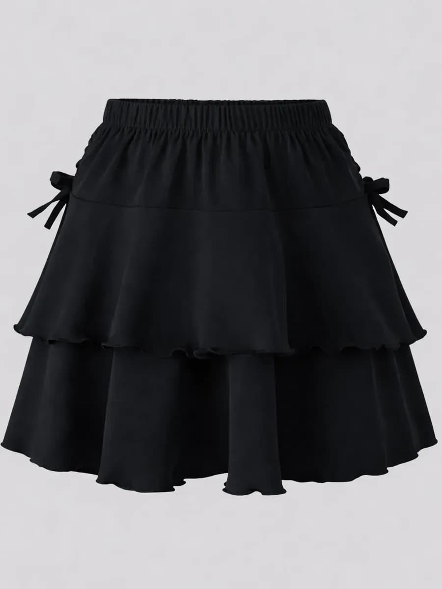 Юбка с воланом