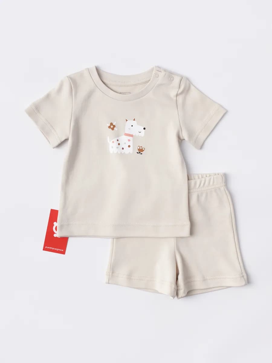 Комплект с шортами и футболкой для девочки