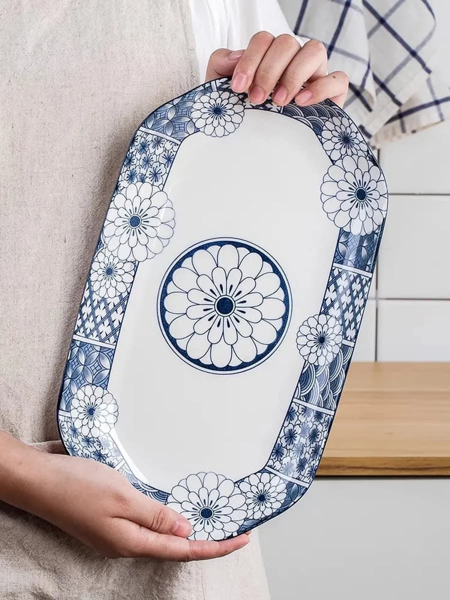 Блюдо сервировочное прямоугольное 2 штуки