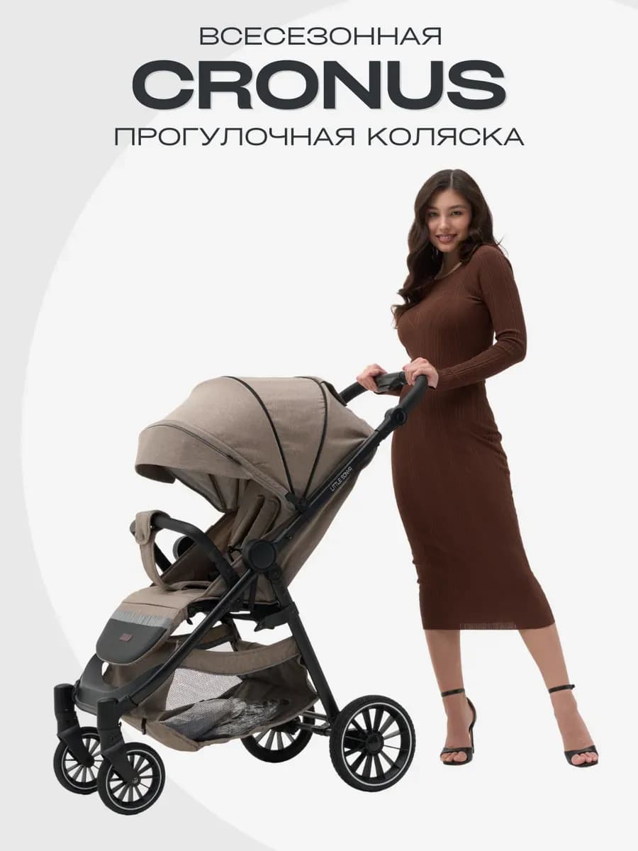Прогулочная коляска всесезонная с большими колесами