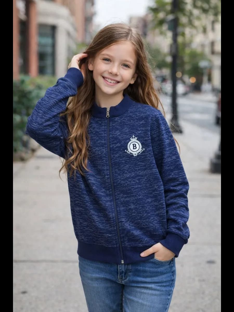 Джемпер на молнии Толстовка