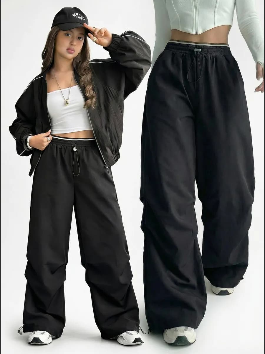 Спортивные штаны широкие оверсайз для подростков