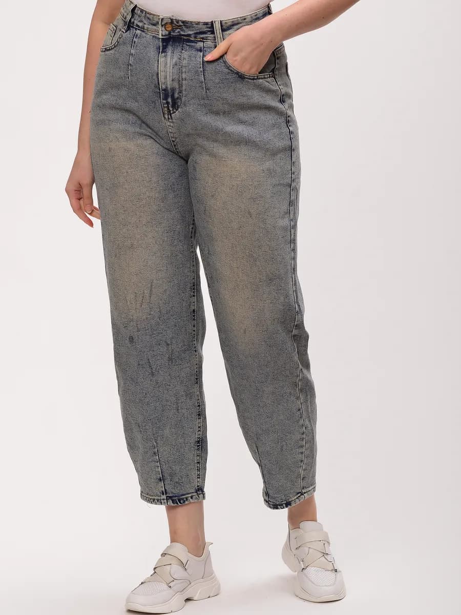 Джинсы женские момы - фото 1