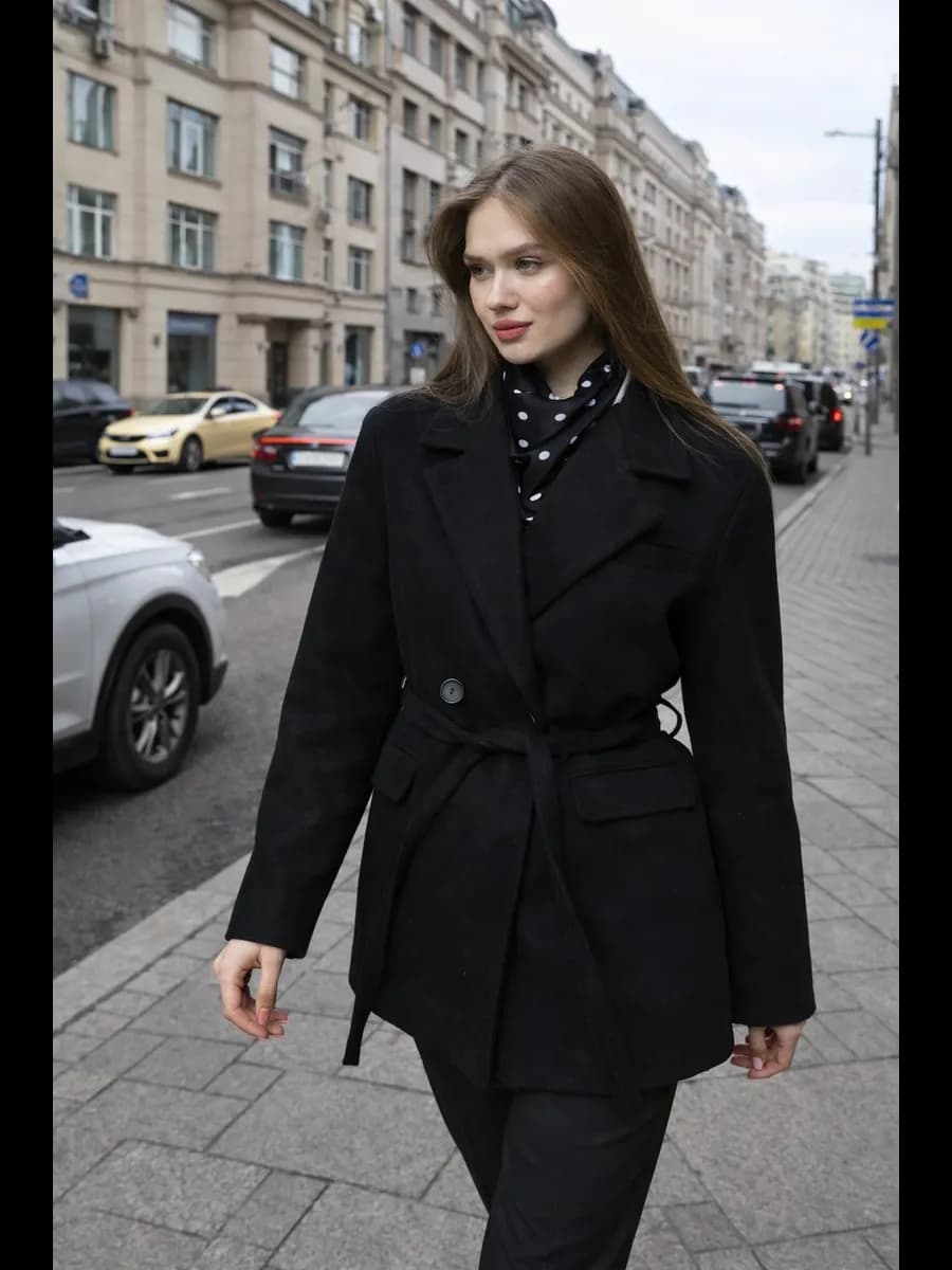 Пальто пиджак демисезонное утепленное