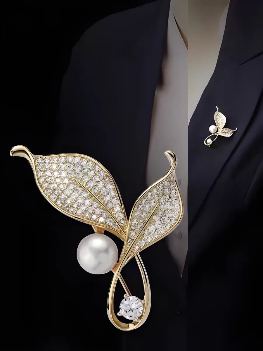 Подарок женщине брошь бижутерия