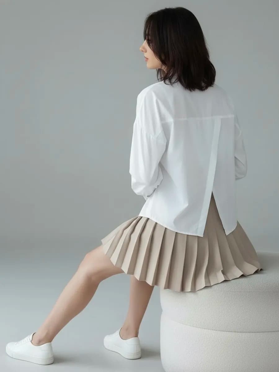 Рубашка хлопковая подростковая - фото 1