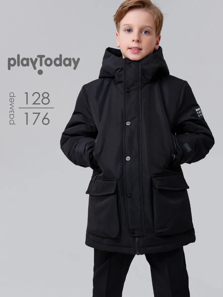 Куртка с мембраной подростковая с капюшоном в школу