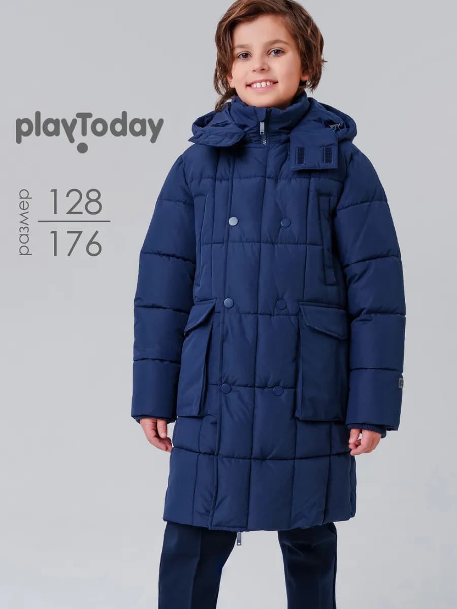 Пальто демисезонное подростковое куртка с капюшоном в школу