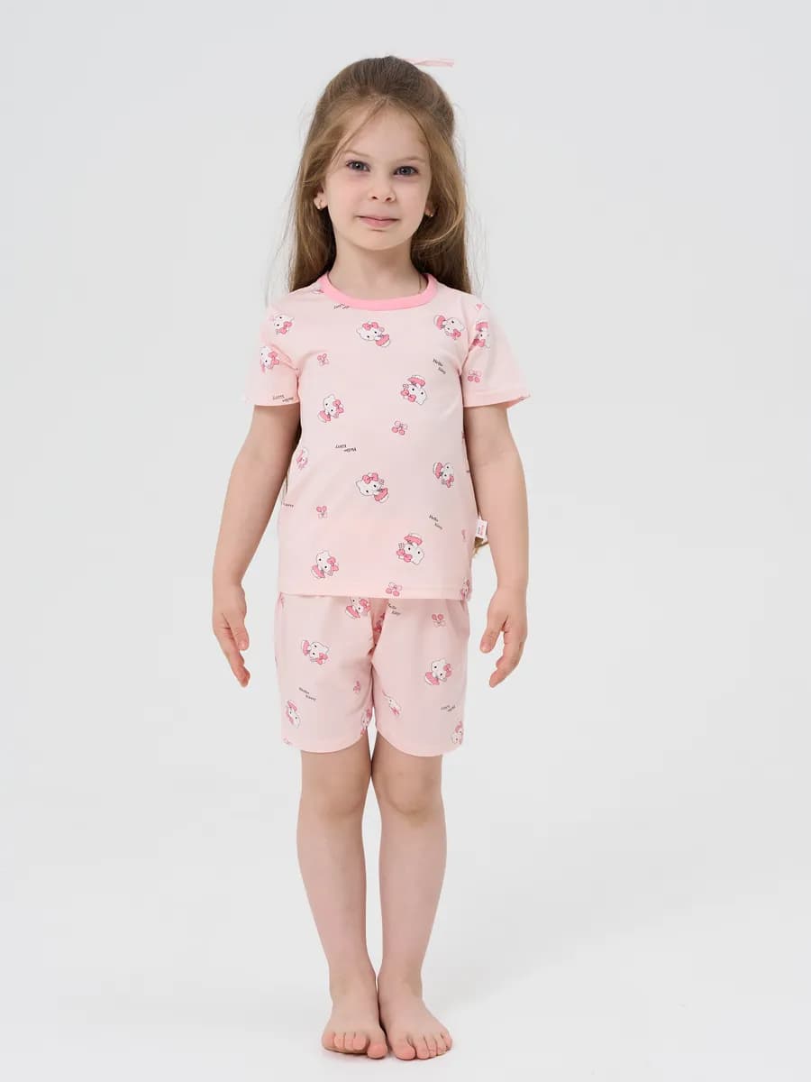 Пижама для девочки с шортами