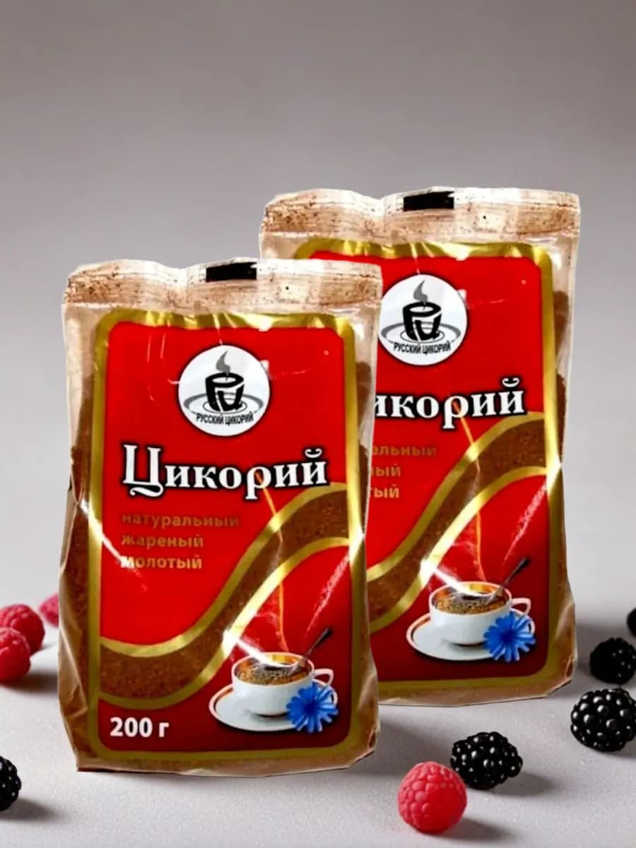 Цикорий натуральный молотый 2 шт по 200 гр